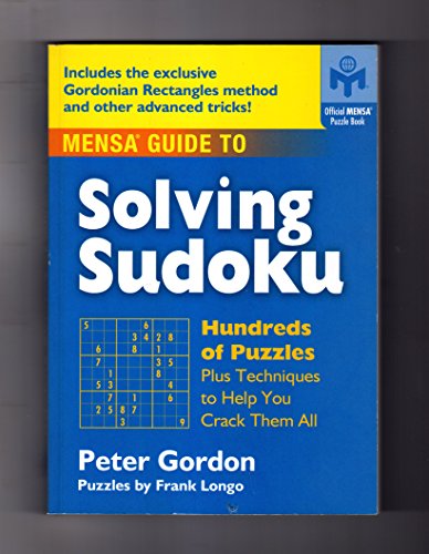 Mensa Guide to Solving Sudoku