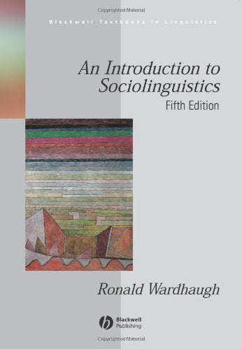 An Introduction to Sociolinguistics