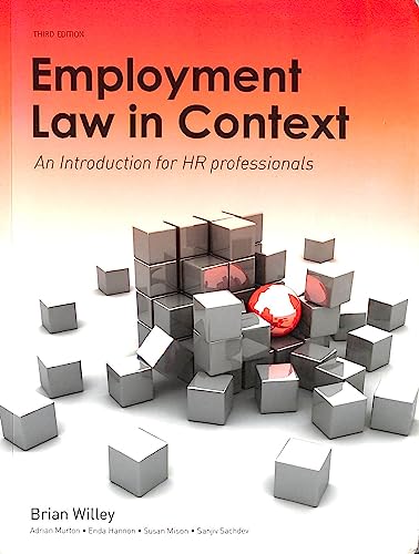 Employment Law in Context,