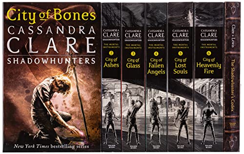 Cassandra Clare The Mortal Instruments A Shadowhunters Collection Books Set Bones Ashes Glass Fallen Angels Lost Souls Heavenly Fire The Shadowhunters Codex