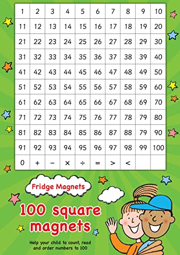 Fridge Magnets - 100 Square Maths Magnets
