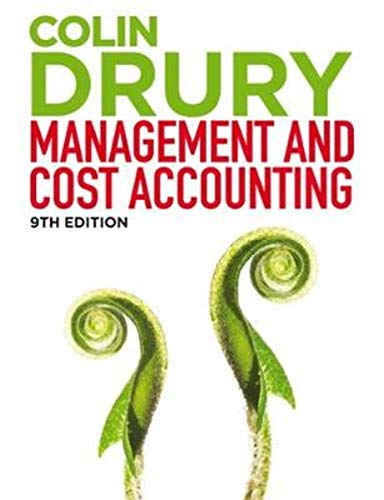 Cost and Management Accounting