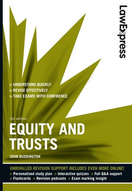 Law Express: Equity and Trusts (Revision Guide)
