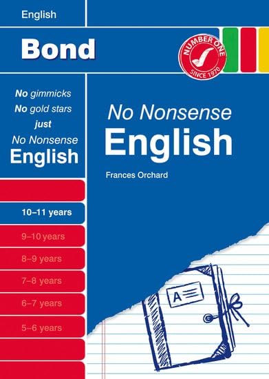 Bond No Nonsense English: 10-11 Years