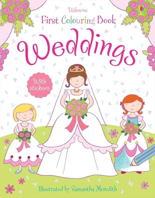 First Colouring Book Weddings
