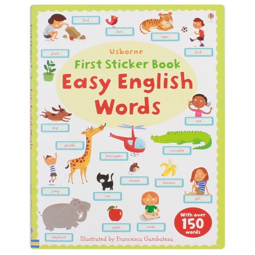 First Sticker Book Easy English Words