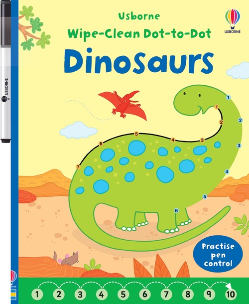 Wipe-clean Dot-to-dot Dinosaurs