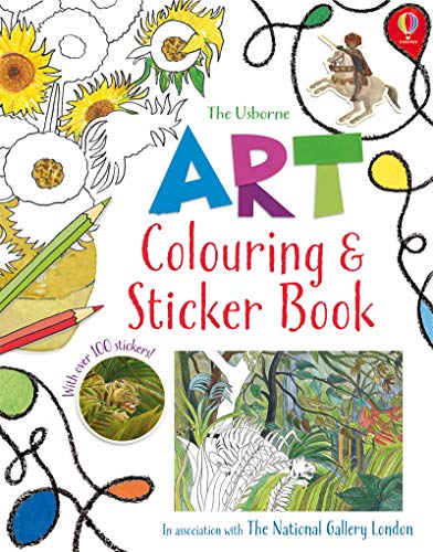 Art Colouring and Sticker Book