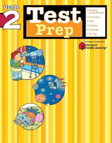 Test Prep: Grade 2 (Flash Kids Harcourt Family Learning)