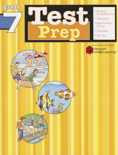 Test Prep: Grade 7 (Flash Kids Harcourt Family Learning)