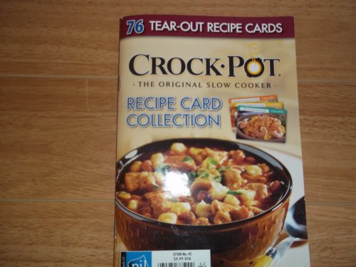 Crock Pot Recipe Card Collection (76 Tear-Out Recipe Cards)