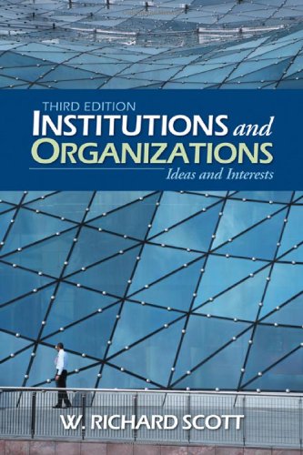 Institutions and Organizations