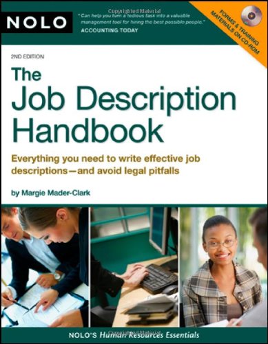 The Job Description Handbook