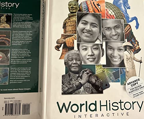 High School World History Interactive 2022 Survey Student Edition Grades9/12