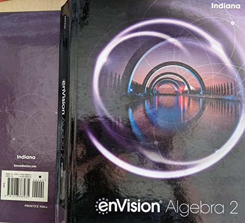 enVision Algebra 2, Student Textbook, Indiana Edition, c. 2023, 9781418388935, 1418388939