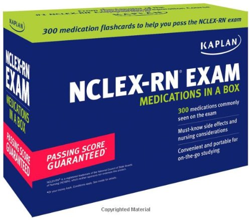 Kaplan NCLEX-RN Exam Medications in a Box