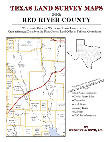 Texas Land Survey Maps for Red River County