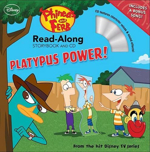 Phineas and Ferb Read-Along Storybook and CD Platypus Power!