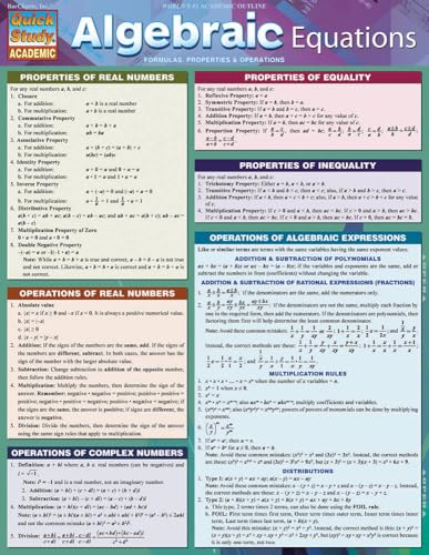Algebraic Equations