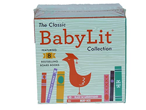 The Classic Baby Lit Collection Boxed Set Romeo Juliet Wizard of Oz Sherlock Holmes Pride Prejudice Moby Dick Jane Eyre Alice in Wonderland Jungle Book