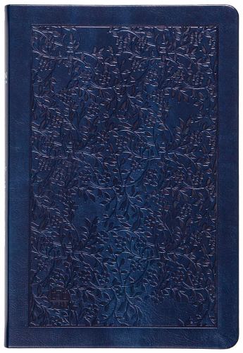 The Passion Translation New Testament with Psalms Proverbs and Song of Songs (2020 Edn) Large Print Navy Faux Leather