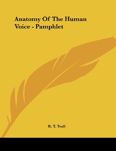 Anatomy of the Human Voice - Pamphlet