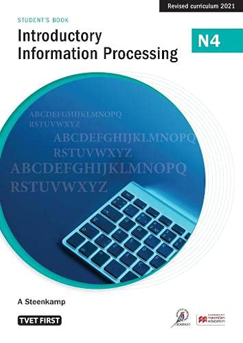 Introductory Information Processing N4 Student's Book