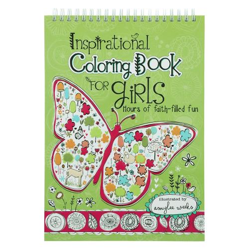 Inspirational Coloring Book for Girls