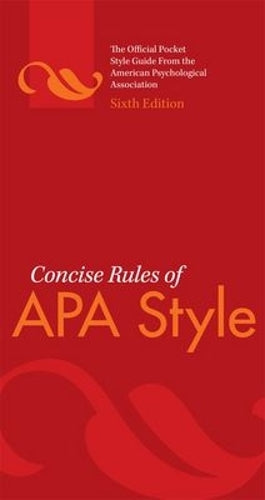 Concise Rules of APA Style