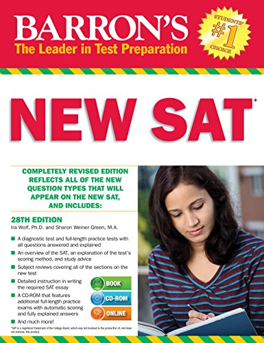 Barron's New SAT, 28th Edition with CD-ROM