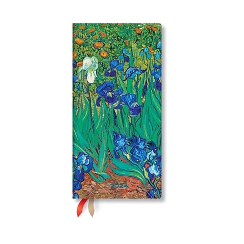 Van Goghs Irises (Van Goghs Irises) Slim 12-month Dayplanner 2024