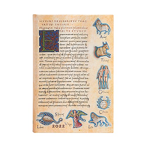 Paperblanks 12-Month Calendar 2022 Astronomica Day Overview Mini (98 × 140 mm)