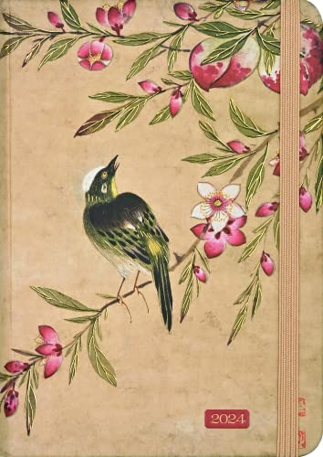 2024 Peach Blossoms Weekly Planner (16 Months, Sept 2023 to Dec 2024)