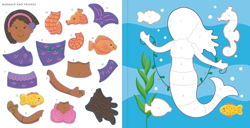 My First Color-By-Sticker - Mermaids & More