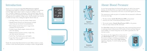 Blood Pressure Logbook (Large Print for Easy Record Keeping)