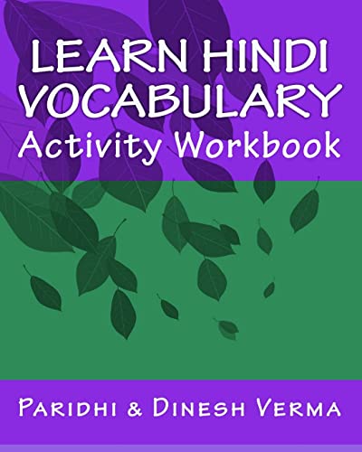 Learn Hindi Vocabulary Activity Workbook