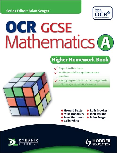 OCR GCSE Mathematics A - Higher Homework Book
