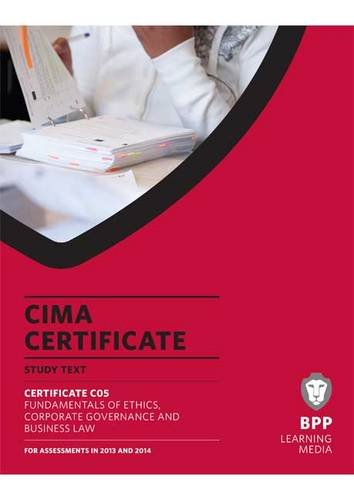 CIMA - Fundamentals of Ethics, Corporate Governance and Business Law