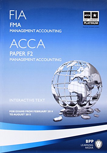 FIA Foundations in Management Accounting FMA (ACCA F2)