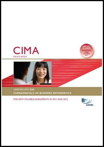 CIMA - Fundamentals of Business Mathematics