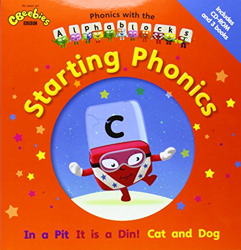 Phonics with the Alphablocks: Starting Phonics for children age 3-5 (Pack of 3 reading books, eBook CD-Rom and Parent Guide