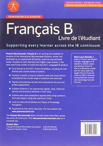 Pearson Baccalaureate Francais B new bundle (not pack)