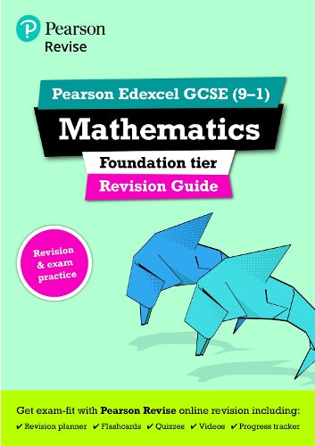 Pearson REVISE Edexcel GCSE Maths (Foundation) Revision Guide incl. online revision, quizzes and videos - for 2026, 2027 exams