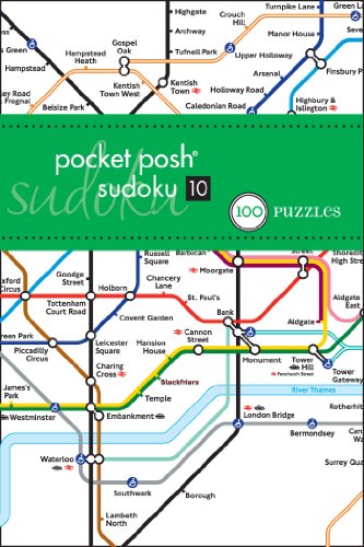 Pocket Posh Sudoku 10 London Tube Map