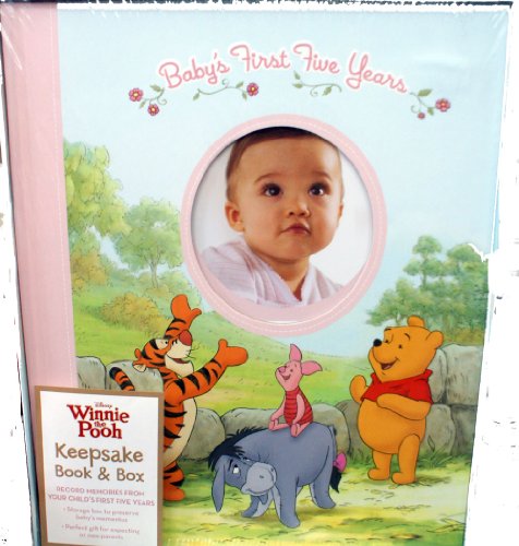 Disney Winnie the Pooh: Baby's First Five Years (Keepsake Record Book and Storage Box for Baby Girl)