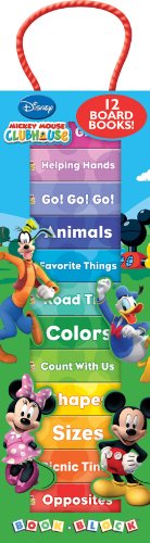Mickey Mouse Clubhouse 12 Board Book Block Tower