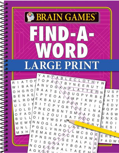 Brain Games - Find a Word - Large Print
