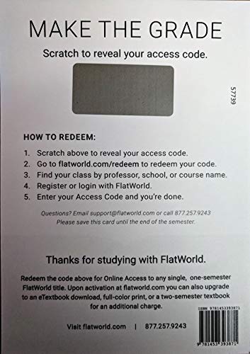 FlatWorld eTextbook Online Access Pass