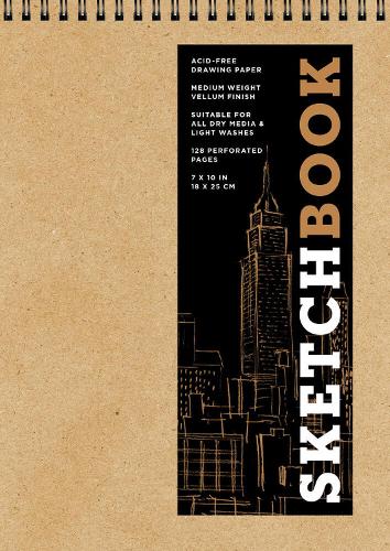 Sketchbook (basic medium spiral fliptop landscape Kraft)