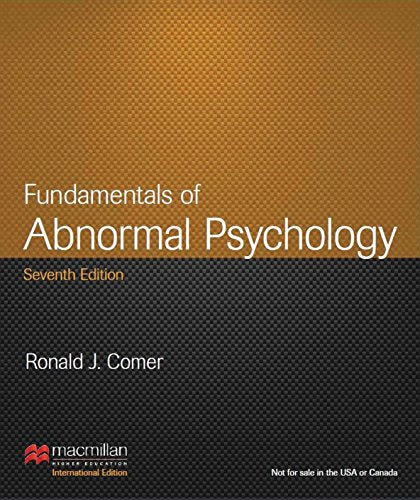 Fundamentals of Abnormal Psychology
